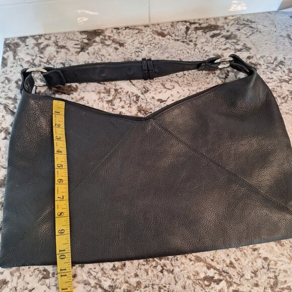 Biacci  Black Soft Leather Shoulder Bag, - Picture 9 of 11